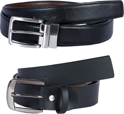 

Hardys Men Black Genuine Leather Reversible Belt