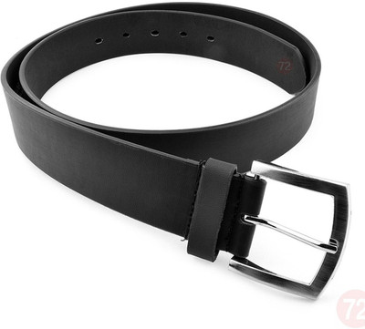 

Readybee Men Black Genuine Leather Reversible Belt, Black-160