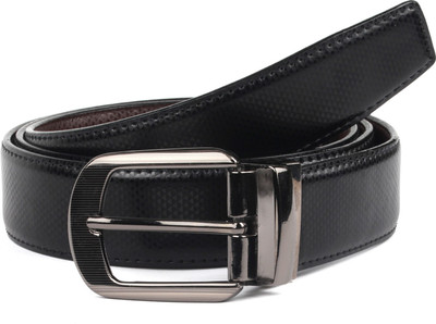 

Abrazo Men Black, Brown Artificial Leather Reversible Belt