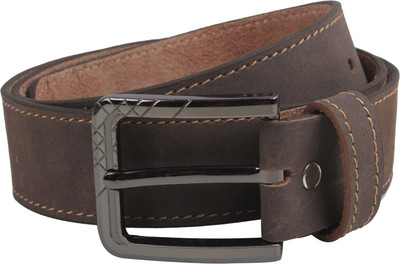 

Exotique Men Casual Brown Genuine Leather Belt