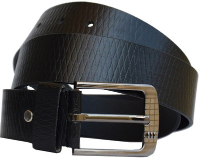 

Vickiana Quest Men Casual Black Genuine Leather Belt, Vk-666