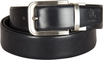 

Kara Men Formal Black, Brown Genuine Leather Reversible Belt