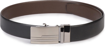 

Buckle Up Men Black Genuine Leather Belt
