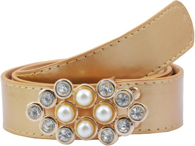 

Antiformal Women Casual Beige Artificial Leather Belt