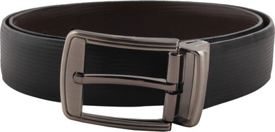 

Red Chief Men Formal Black, Brown Genuine Leather Belt, 80058-black