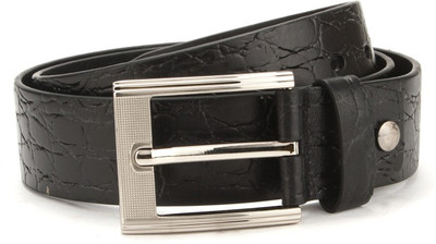 

Woodland Men Black Genuine Leather Belt