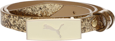 

Puma Women Gold Genuine Leather Belt