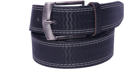 

OODI Men Black Artificial Leather Belt