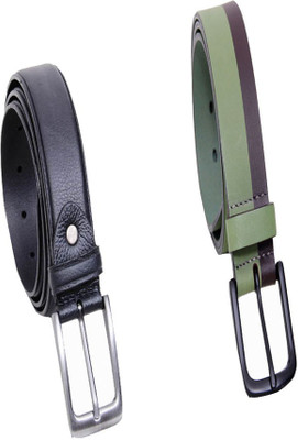

Credence Creation Men Formal, Casual, Party Black, Multicolor Genuine Leather Belt