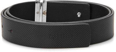 

Van Heusen Men Black Metal Belt
