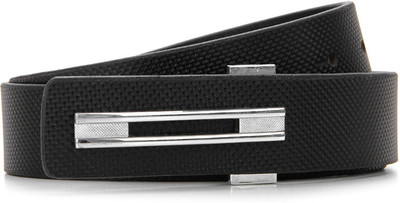 

Van Heusen Men Black Metal Belt