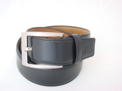 

SFA Men Casual Black Artificial Leather Belt, Black255
