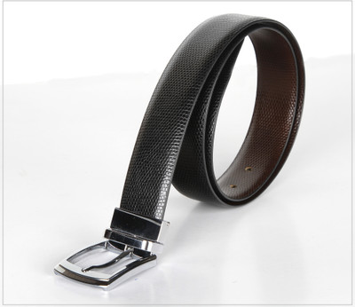 

Kara Men Formal Brown, Black Genuine Leather Reversible Belt, Black;brown