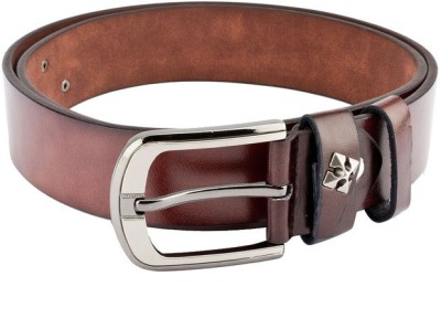 

Swiss Design Men Casual Brown Genuine Leather Belt