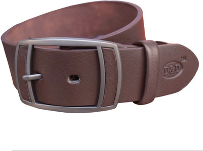 

D&D Men Formal Brown Artificial Leather Belt, Brown-521