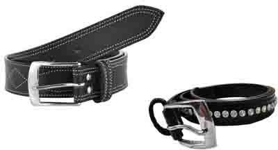 

Sterling Germany Men Casual Black Genuine Leather Belt