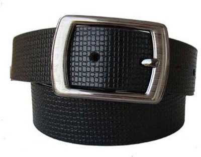 

Klaska Men Formal Black Genuine Leather Belt