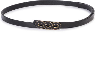 

Buckle Up Women Black Artificial Leather Belt