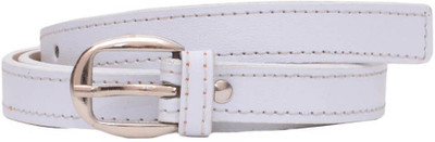 

Snoby Women Casual White Synthetic Belt