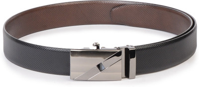 

Buckle Up Men Black Genuine Leather Belt