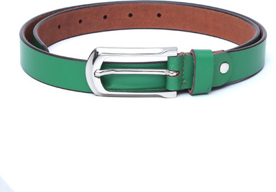 

WildHorn Women Green Genuine Leather Belt