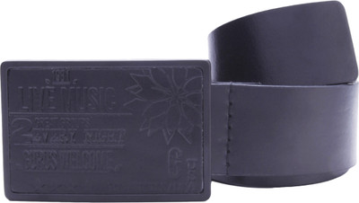 

Guess Men Casual, Formal, Party Black Genuine Leather Belt
