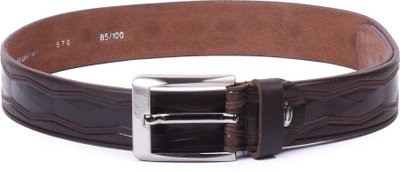 

Buckle Up Men Brown Genuine Leather Belt