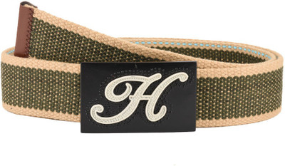 

Tiekart Men Casual Green Synthetic Belt