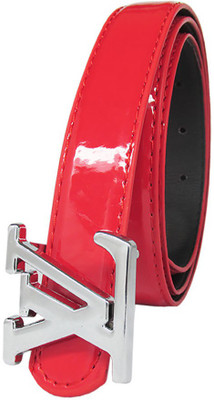 

Comfort Zone Women Casual, Party, Formal Pink Artificial Leather Belt, Red