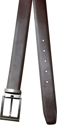 

Pacific Gold Men Formal Black Artificial Leather Reversible Belt, Black;brown