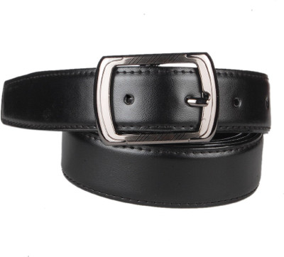 

Lenin Men Formal Black Genuine Leather Belt