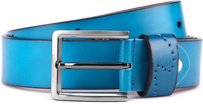 

Swiss Design Men Blue Genuine Leather Belt