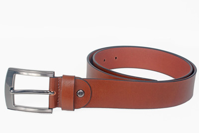 

Kara Men Casual Brown Genuine Leather Belt