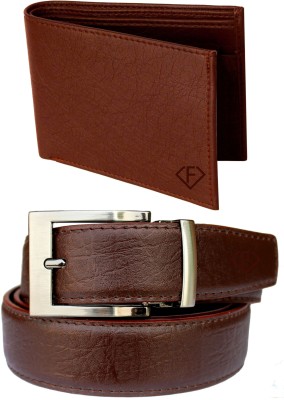 

Fashius Men Brown Artificial Leather Belt, Brown-01