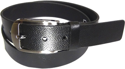 Manshkhino Men Formal Black Genuine Leather Belt available at flipkart for Rs.850