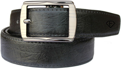 

Fashius Men Black Artificial Leather Belt, Black-01