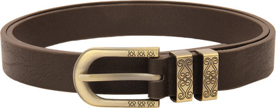 

Lino Perros Women Casual Brown Artificial Leather Belt, B004