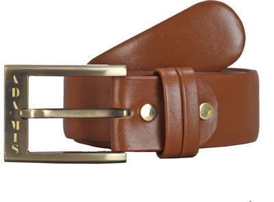 

Adamis Men Formal Tan Genuine Leather Belt
