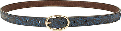

Holii Women Blue Genuine Leather Belt, Blue brown