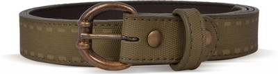 

Baggit Women Casual Green Synthetic Belt, Light green