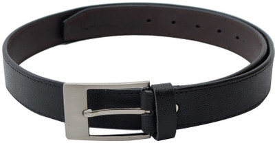 

Skyways Men Casual, Formal Black Artificial Leather Belt, Black-02