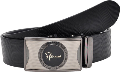 

Hawai Men Casual, Formal Black Genuine Leather Belt