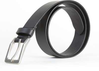 

Just Differ Men Black Genuine Leather Belt