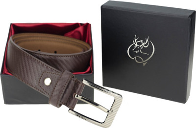 

Genious Men Casual, Formal, Party Brown Genuine Leather Belt
