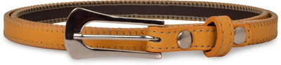 

Baggit Women Casual Yellow Synthetic Belt