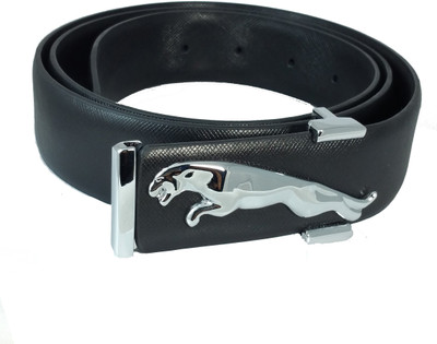 

Ammvi Creations Men Black Synthetic Belt, Black-09