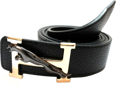 

Mode Boys Casual, Formal Black Genuine Leather Belt, Black-122