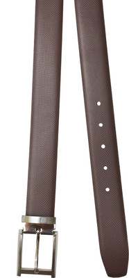 

Pacific Gold Men Formal Black Artificial Leather Reversible Belt, Black;brown