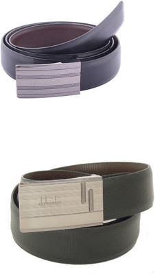

SFA Men Formal Black Artificial Leather Reversible Belt, Blackbrown347635