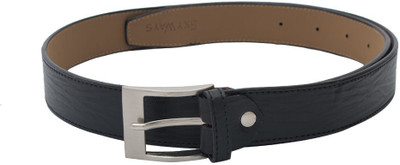 

Royal County Of Berkshire Polo Club Men Casual Black Texas Leatherite Belt, Black-02